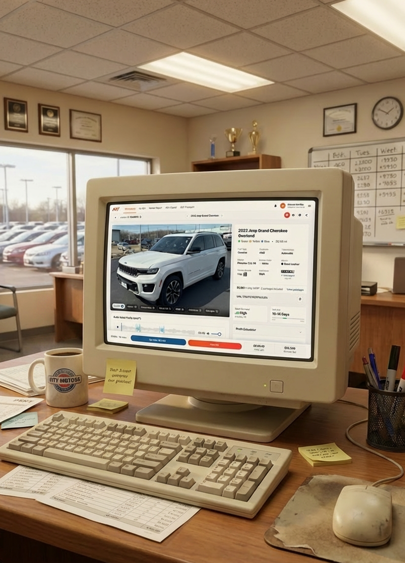 VDP on retro monitor